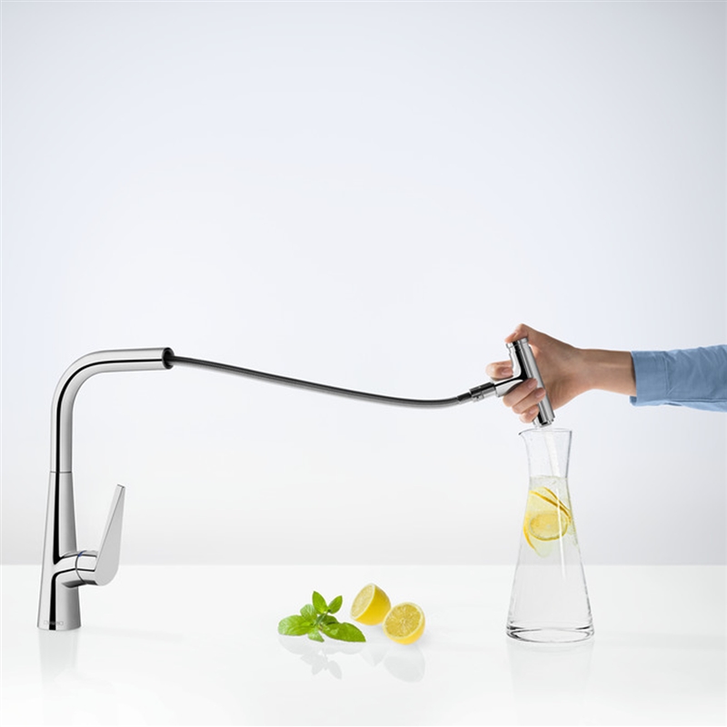 Hansgrohe Talis Select M51 Single lever kitchen mixer 300, pull-out spout, 1jet - Image 2