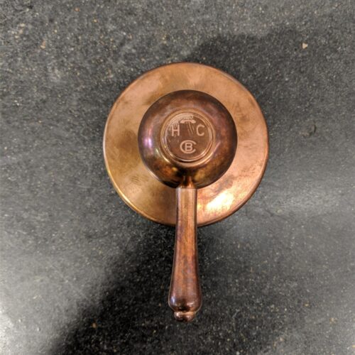 CB Ideal Roulette Shower Wall Mixer - Dull Copper