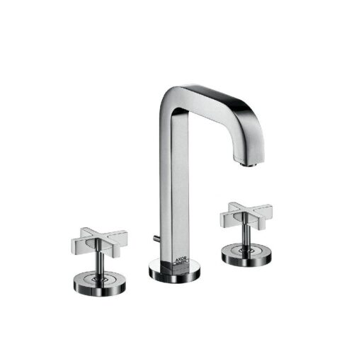 Axor Citterio 3 Hole Basin Taps with Pop Up Set