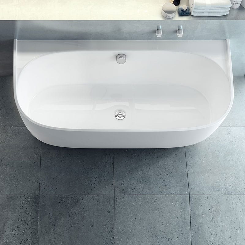 Victoria + Albert Eldon Back to Wall Freestanding Bath - Image 4