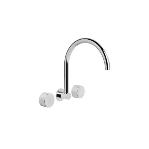 Brodware Halo Wall Set with Gooseneck Spout