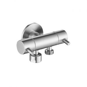 Linkware Dual Control Mini Cistern Cock – Stainless Steel