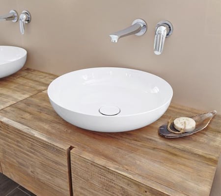 Kaldewei Miena Round 380mm Bench Mounted Washbasin