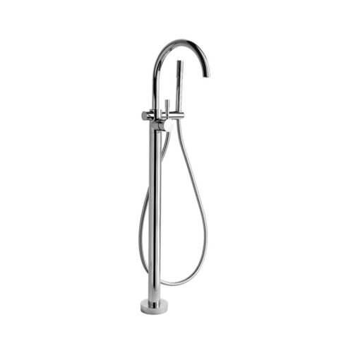 Brodware City Stik Freestanding Bath Mixer & Handshower