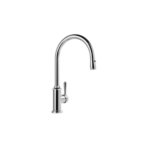 Brodware Winslow Dual Function Kitchen Mixer with Pull-out Spray - Metal Lever