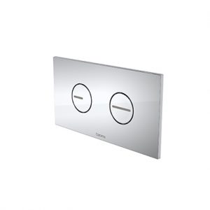 Caroma Invisi Series II Round Dual Flush Plate & Buttons (Plastic)