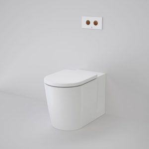 Caroma Elvire Cleanflush Wall Faced Back Inlet Pan + Invisi Series II® 4.5/3L Cistern (Ex Display)