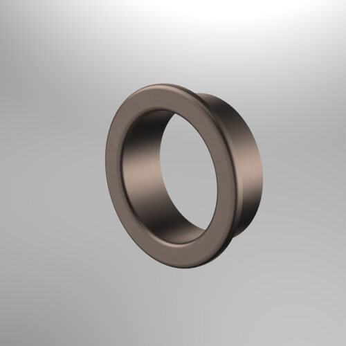 Basin Metal Overflow Ring - Brushed Bronze