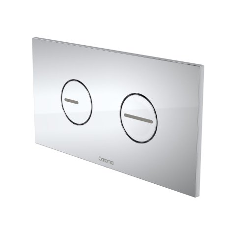 Caroma Invisi Series II Round Dual Flush Plate & Buttons (Plastic)