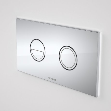 Caroma Invisi Series II® Round Dual Flush Plate & Buttons 237088C