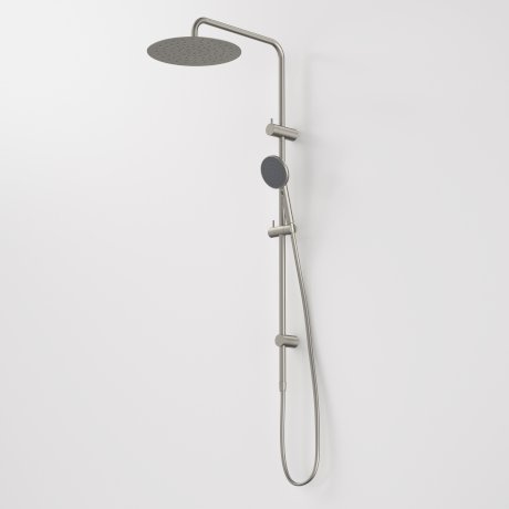 Caroma Urbane II Rail Shower with 300mm Overhead - Brushed Nickel