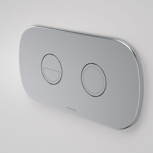 Contura II Invisi Series II® Round DC Dual Flush Button Panel