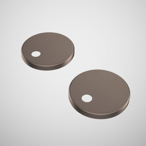 Contura II (Urbane II) Toilet Seat Hinge Caps - Brushed Bronze