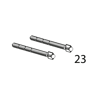 Parisi Push Rod Set for PA110 & PA120