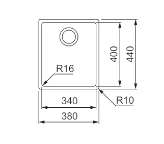 Franke Maris Single Bowl Sink MRX 210-34 - Image 2