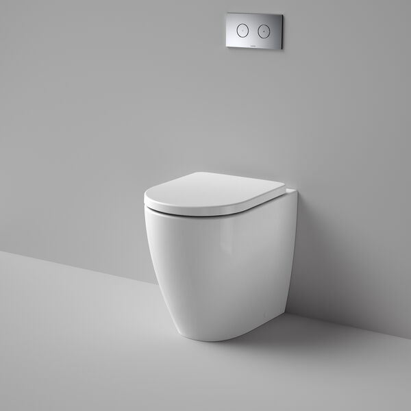 Caroma Urbane II Cleanflush® Compact Invisi Series II® Wall Faced Toilet Suite