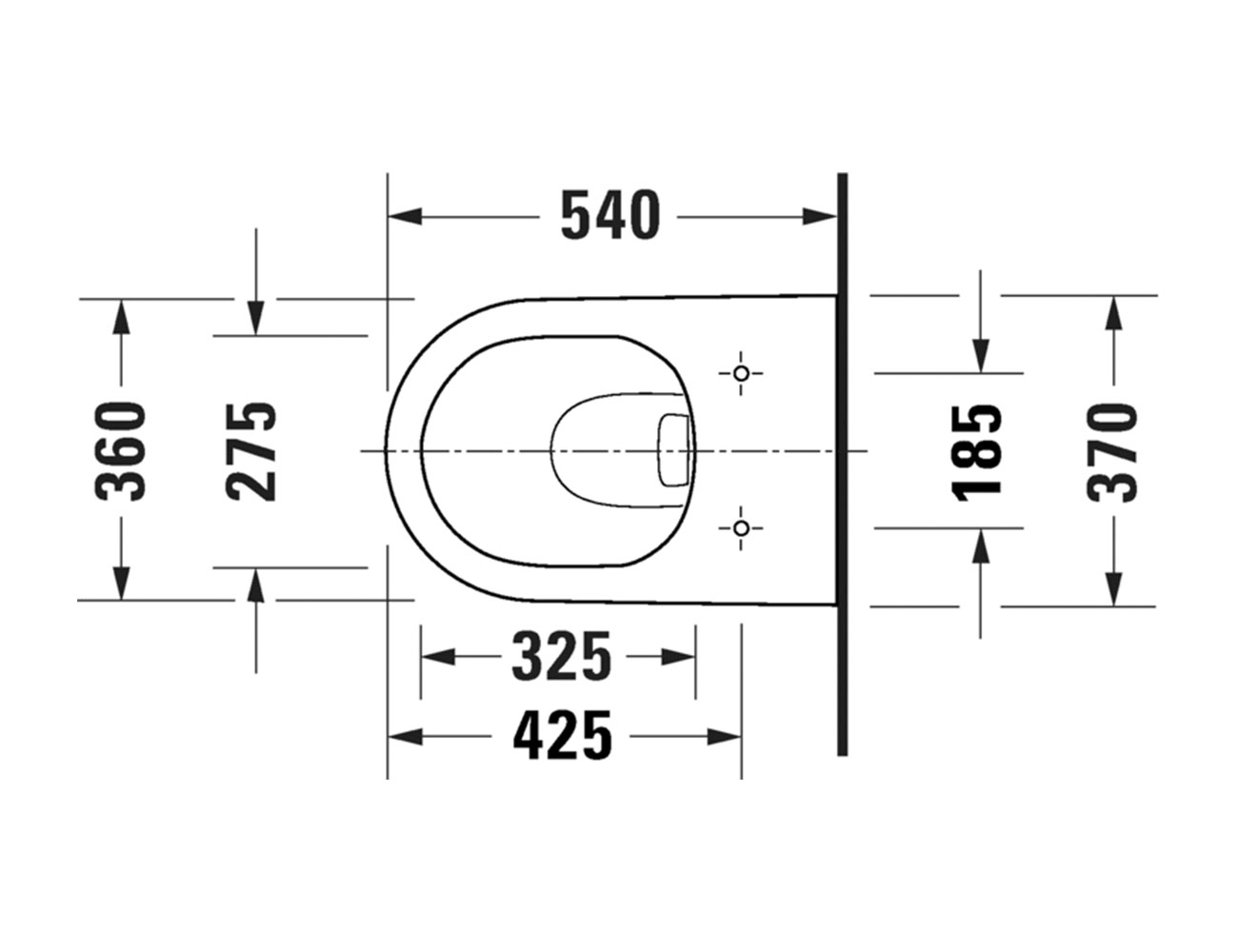 Duravit D-Neo Wall Hung Pan - Image 2