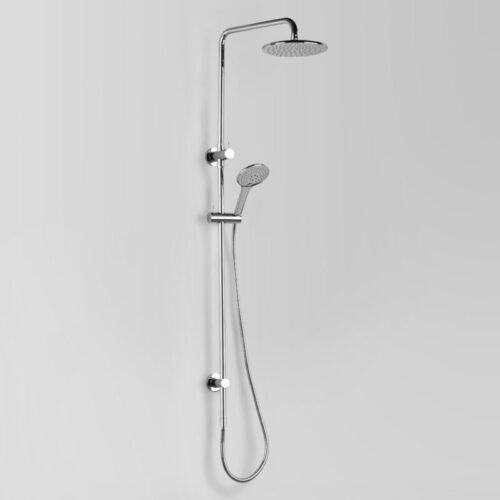 Astrawalker Icon Exposed Shower with 200mm Rose & Multi-Function Hand Shower & Integrated Diverter