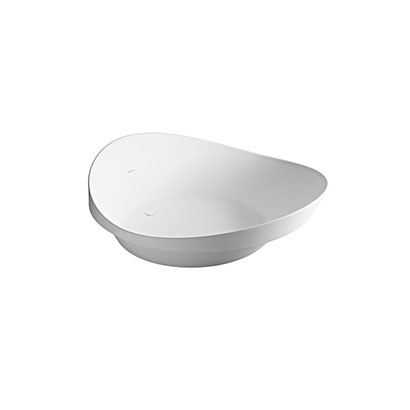 Antonio Lupi Dune 2 Round Cristalplant Bathtub