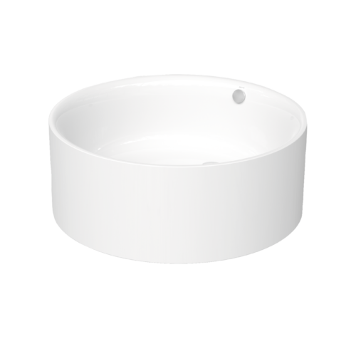 Bette Pond Silhouette 1500 Freestanding Bath with White Overflow