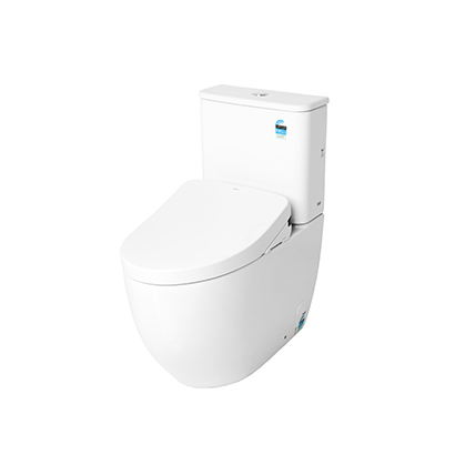 B&H Elong Back to Wall Toilet Suite with TOTO S7 Washlet Seat