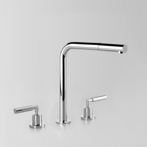 Astra Walker Icon + Lever Kitchen Tapset with Pull Out Spray