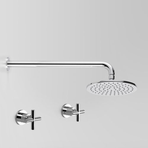Astra Walker Icon + Wall Mtd Shower Set with 200mm Rose