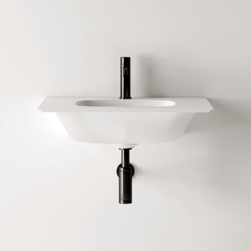 Studio Bagno Nur 62 Wall Basin - 1 Tap Hole