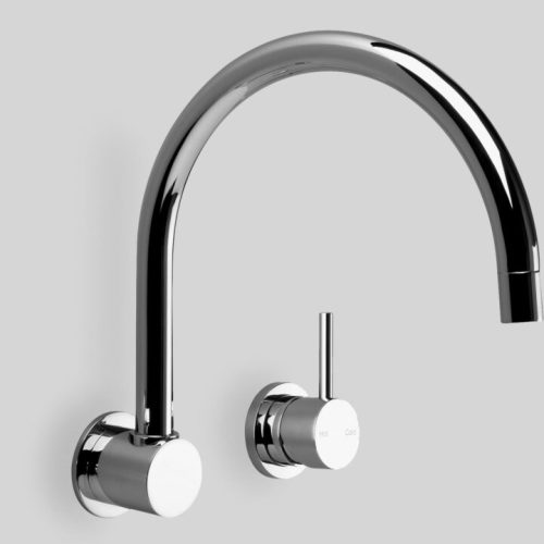 Icon Wall Mixer Set with Swivel Spout - Astra Walker - Sydney