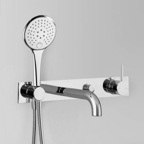 Icon Wall Set with Multi-function Hand Shower, Diverter, Mixer on Backplate - Astra Walker - Sydney
