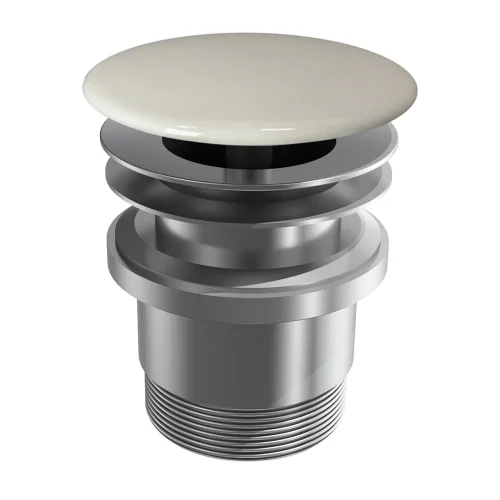 Parisi Flaminia Constant Flow Waste with Domed Gloss White Ceramic Top & Universal Waste