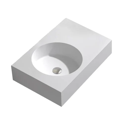 Parisi Rotondo 700 Basin Left Hand Bowl with Overflow