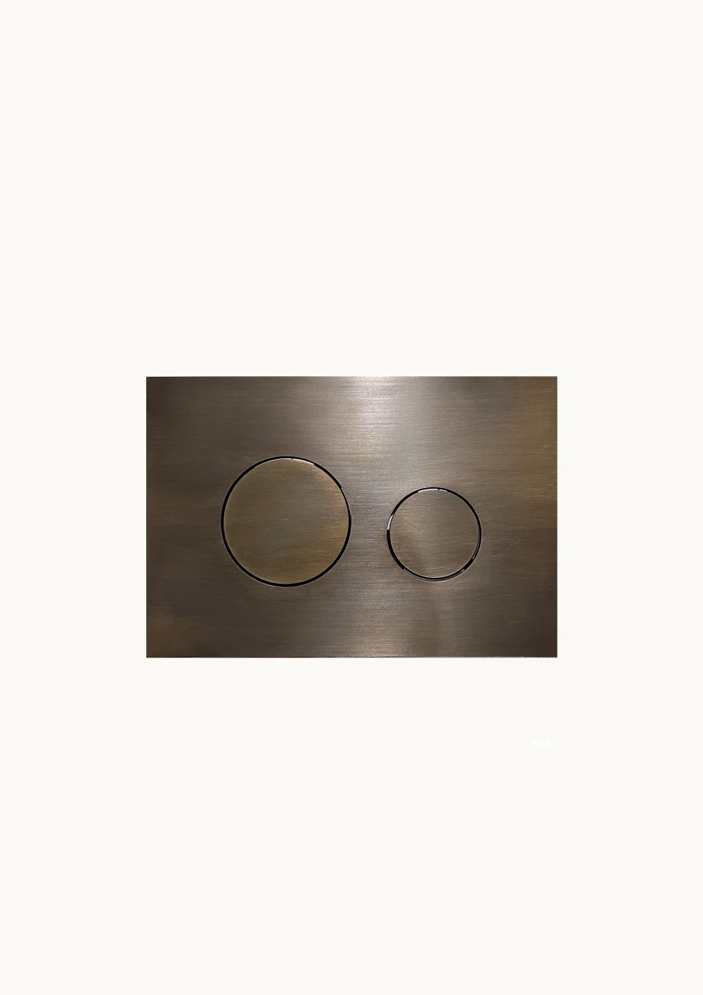 TECE Loop Brass Push Plate - Aged Brass - Buy