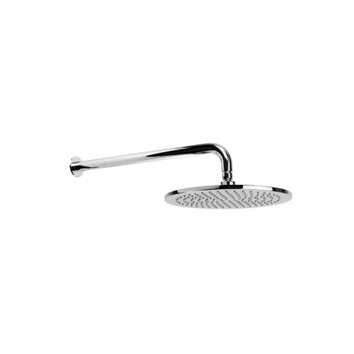 Brodware City Stik 300mm Shower Rose and Arm - Brushed Nordic Brass PVD
