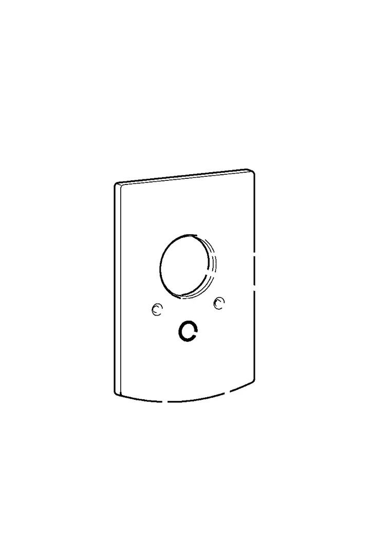 Hansa Rectangle Diverter Plate for 35mm Cartridge