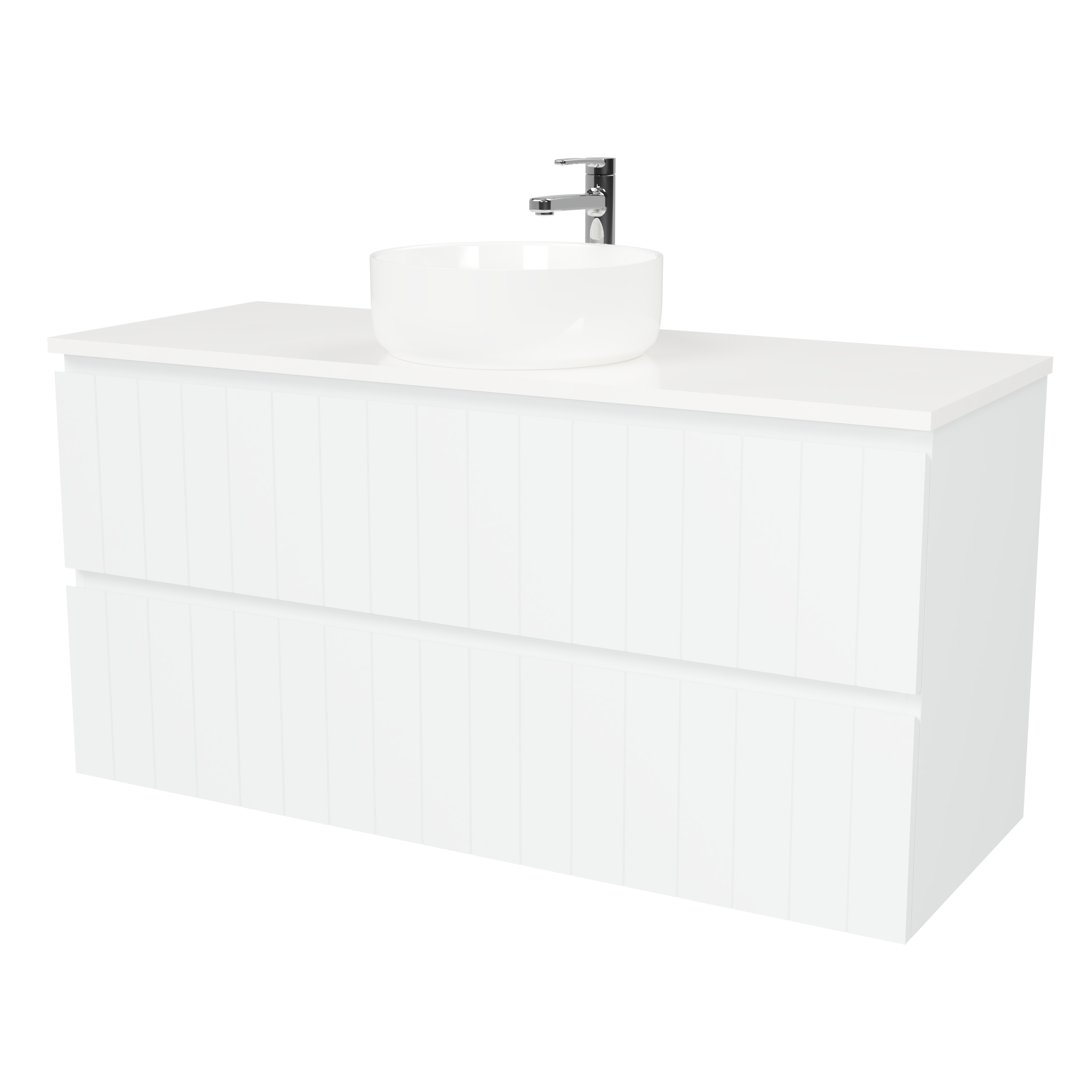 Timberline Henley 1200mm Wall Hung Vanity with Single Bowl