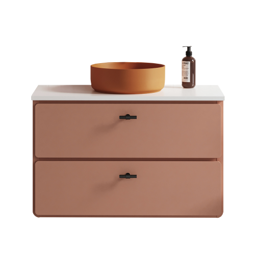 Timberline Colby 900mm Centre Bowl Wall Vanity