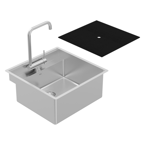 Abey Alfresco Covered Sink & Foldable Kitchen Tap Pack