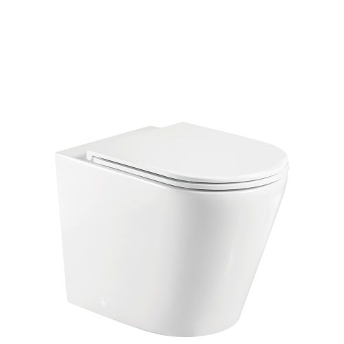 Aluca Tornado Flush Wall-Faced Toilet with Slim Seat