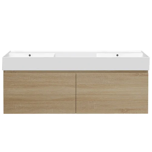 Parisi Rocki Twenty 1400 Wall Cabinet with Double Bowl Top