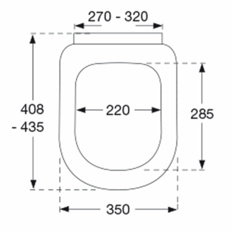 Pressalit 3 soft close toilet seat to suit Duravit Starck 3 toilets - Image 2