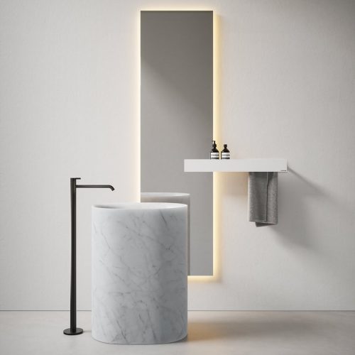 Antonio Lupi Nebula Marble Freestanding Basin