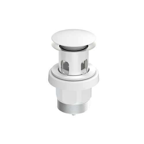 ADP Universal Basin Plug & Waste Matte White