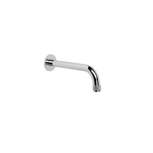 Brodware Yokato Wall Spout Only 160mm with Flow Control - Brushed Nickel PVD