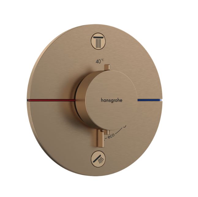Hansgrohe ShowerSelect Comfort S Thermostat for concealed installation for 2 functions