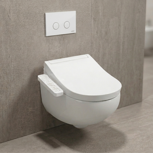 TOTO Hayon Wall Hung Toilet with S2 WASHLET & Valsir Silent Cistern Package